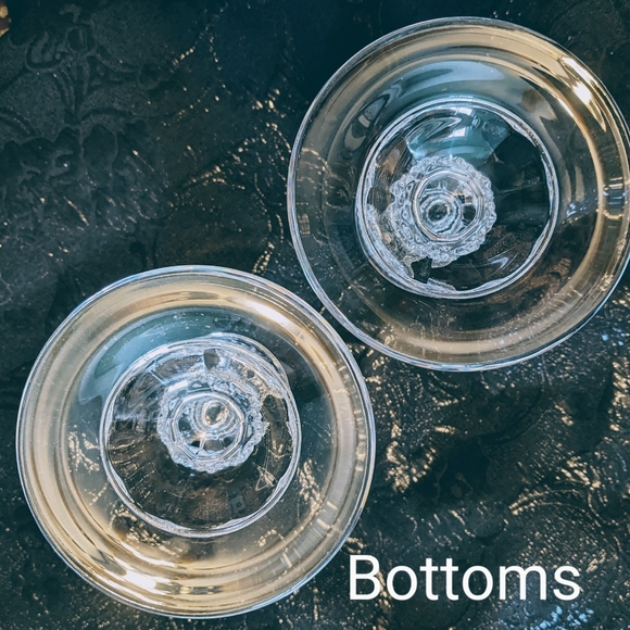 Cristal d Arques 24% Lead Crystal Cut Glass Candle Stick Holders  7" tall France - Picture 2 of 8